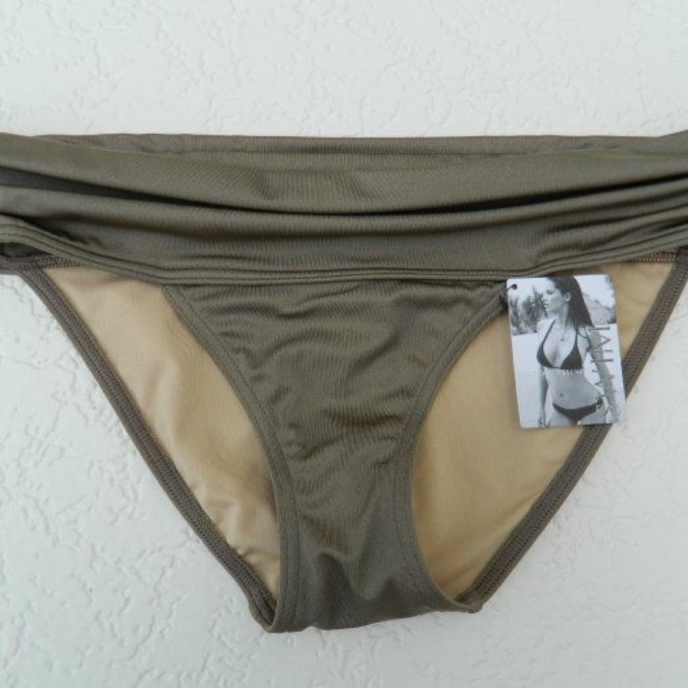 VS Swim Low Rise Bikini Bottom Pewetrgreen